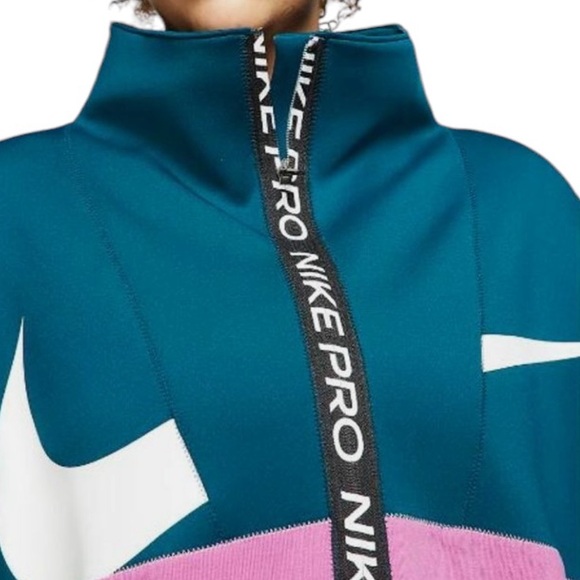 NIKE Pro Get Fit Sweat Top Size 1X - Picture 3 of 5